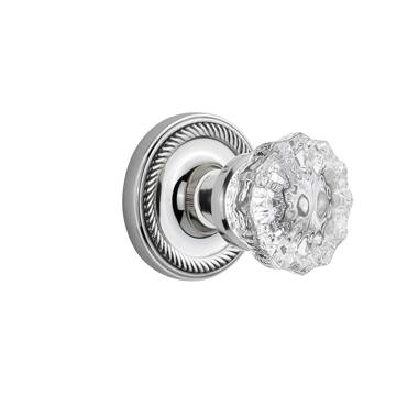 Nostalgic Warehouse Clear Crystal Waldorf Privacy Door Knob with